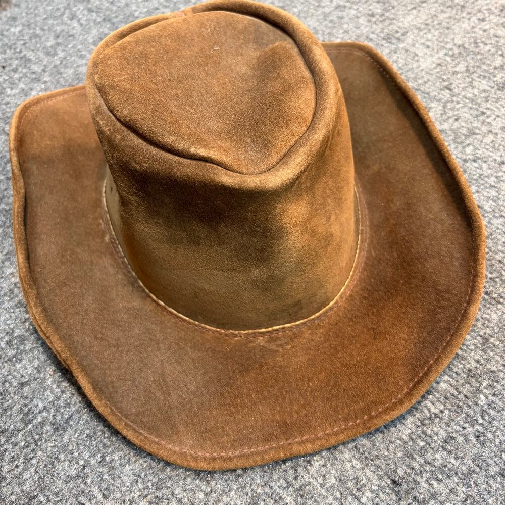 Blanctete Leather Products Western Outback Cowboy Hat Small Suede Festival
